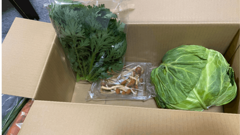 坂ノ途中の開封した時の梱包状態が簡易的